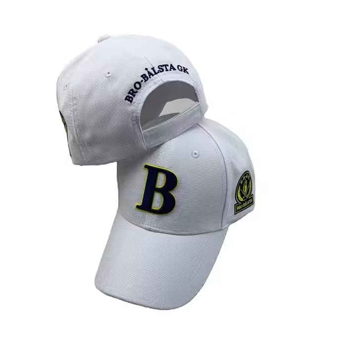 Lucky Letter Embroidered Baseball Cap – Cotton Adjustable Hat