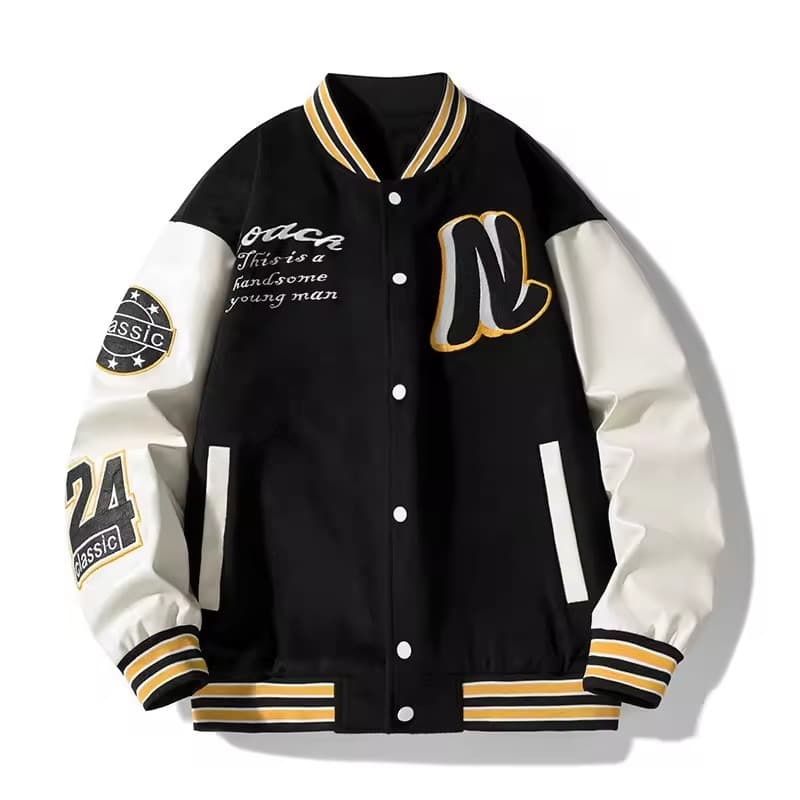 Varsity Baseball Jacket for Streetwear & Casual Fashion