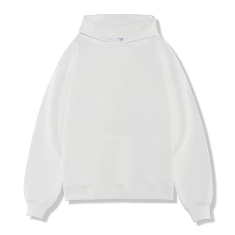 Oversized Streetwear Hoodie - B2B Custom White Heavyweight product image 1