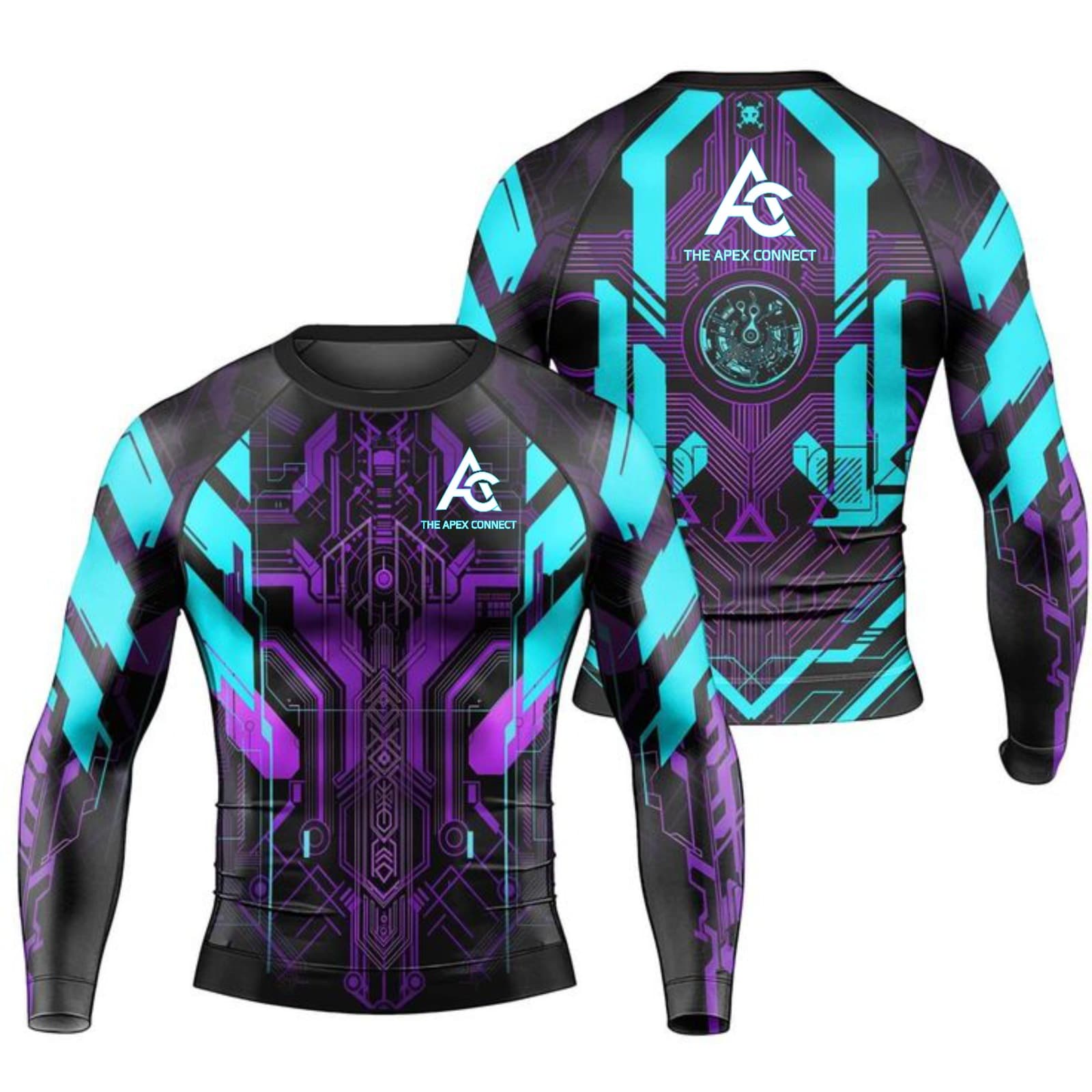 Premium Sublimated Long Sleeve Rashguard for Combat Sports