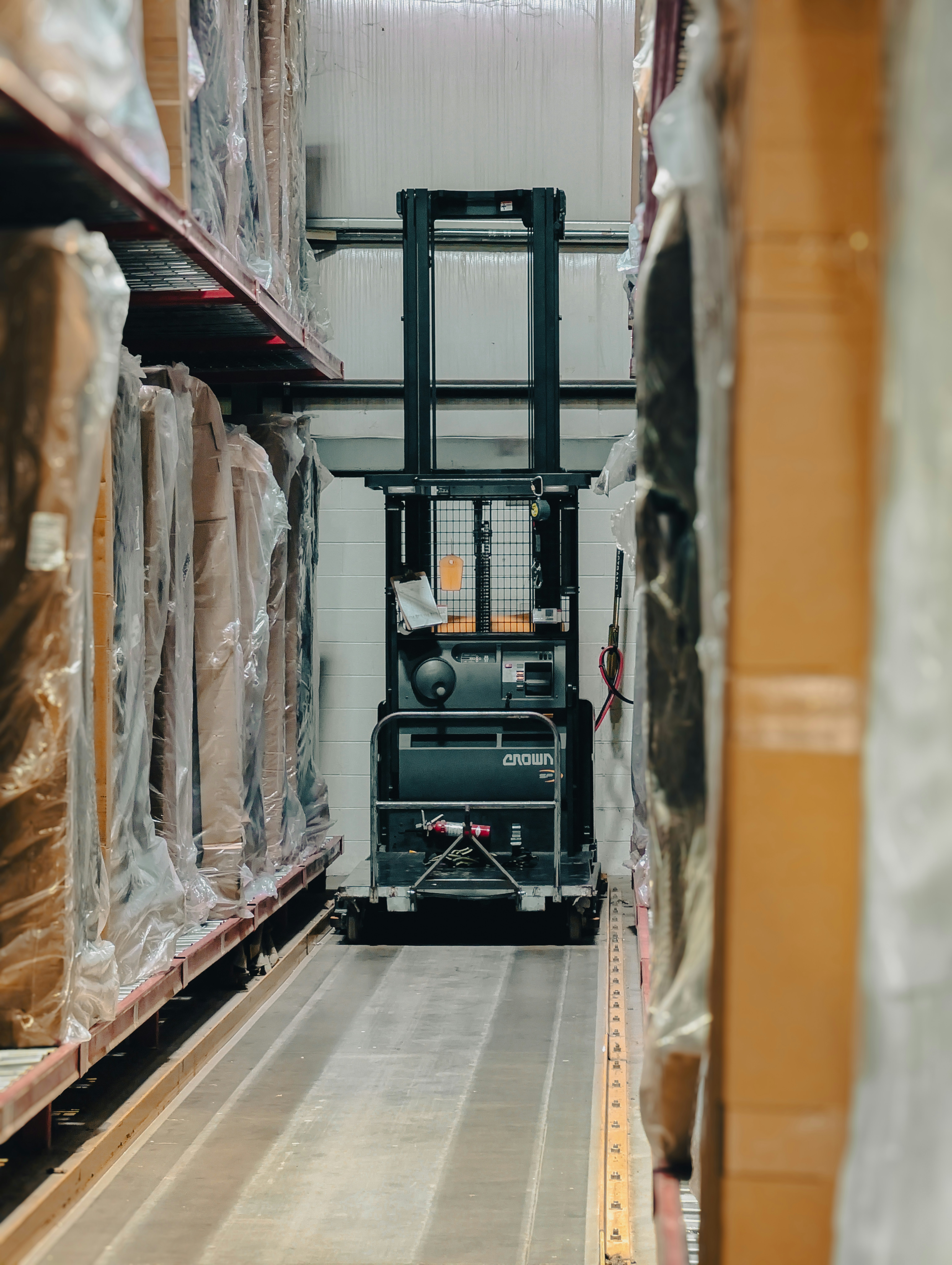 Warehouse logistics boxes representing direct fulfillment and shipping control